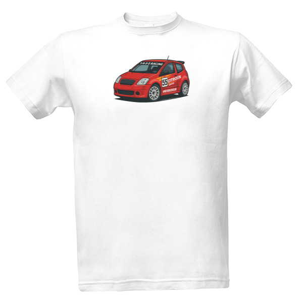 Tričko s potiskem 1-4-3-2 Racing