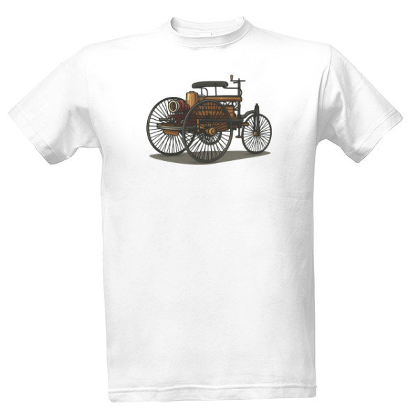 Tričko s potiskem Benz Patent-Motorwagen