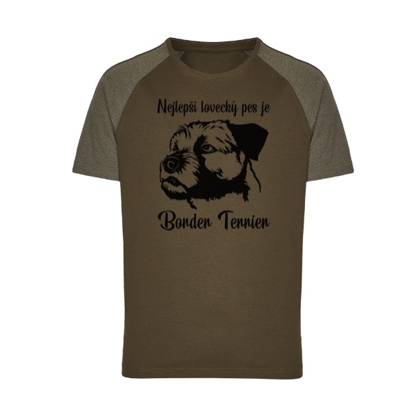 Tričko s potiskem Border terrier