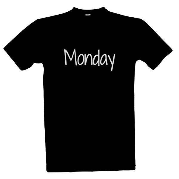 Tričko s potiskem Monday