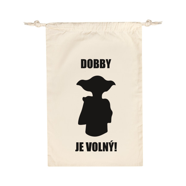 Bavlněný pytlík s potiskem Dobby a ponožky