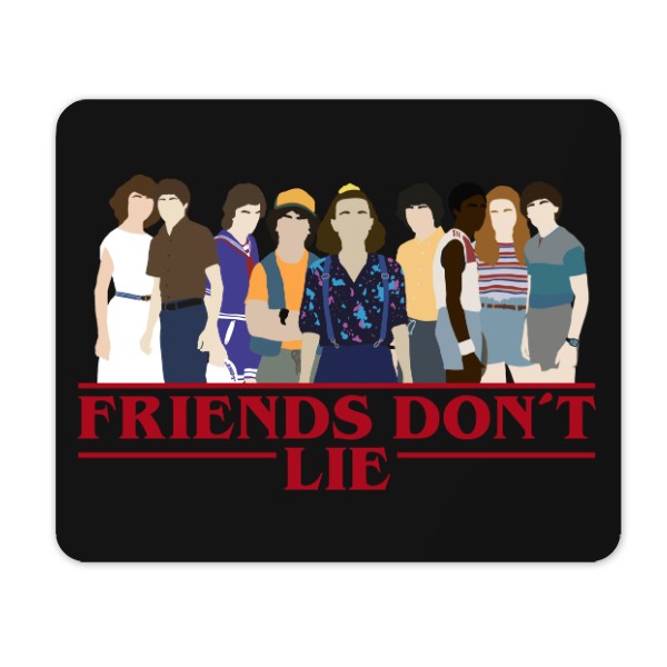 Podložka pod myš s potlačou Friends don't lie na podložke