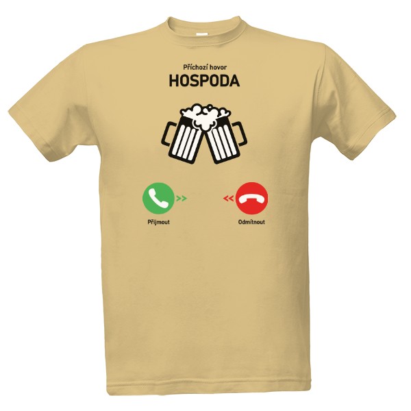 Tričko s potiskem Hospoda volá!