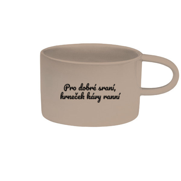 Hrnek Makronka s potiskem Hrneček kávy ranní
