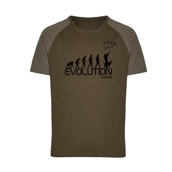 Tričko s potiskem Hunting evolution