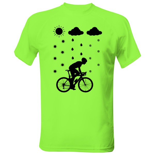 Pánské funkční tričko s potiskem Jezdím v každém počasí