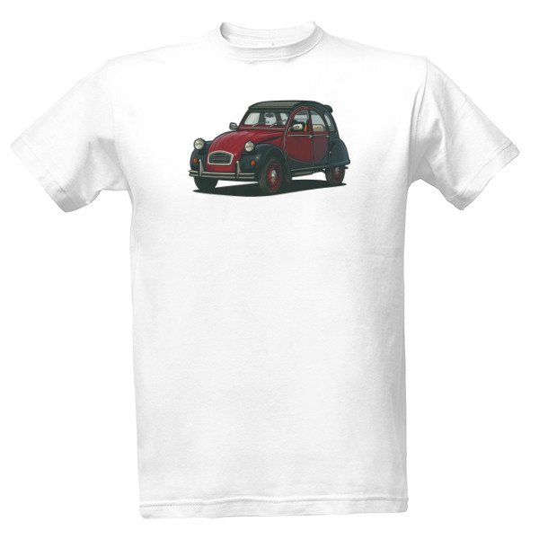 Tričko s potiskem Kachna 2CV