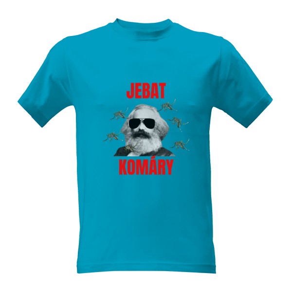 Tričko s potiskem Komáry tu nechceme