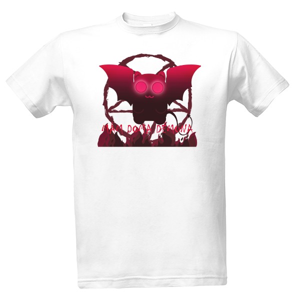 Tričko s potiskem Mám doma démona