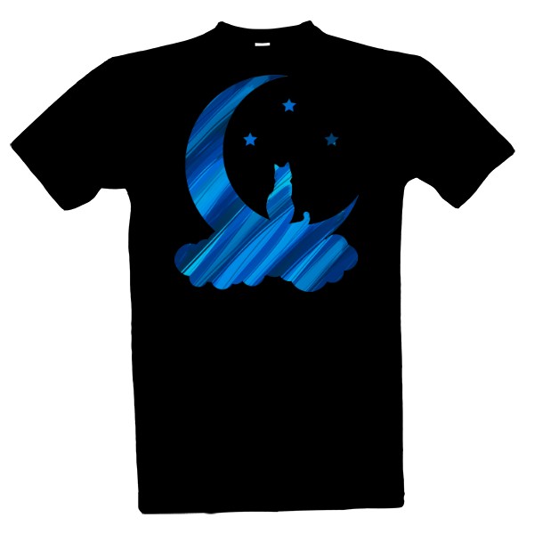 Tričko s potiskem Mooncat