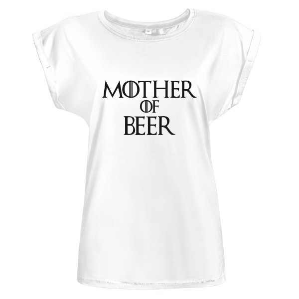 Tričko s potiskem Mother of beer
