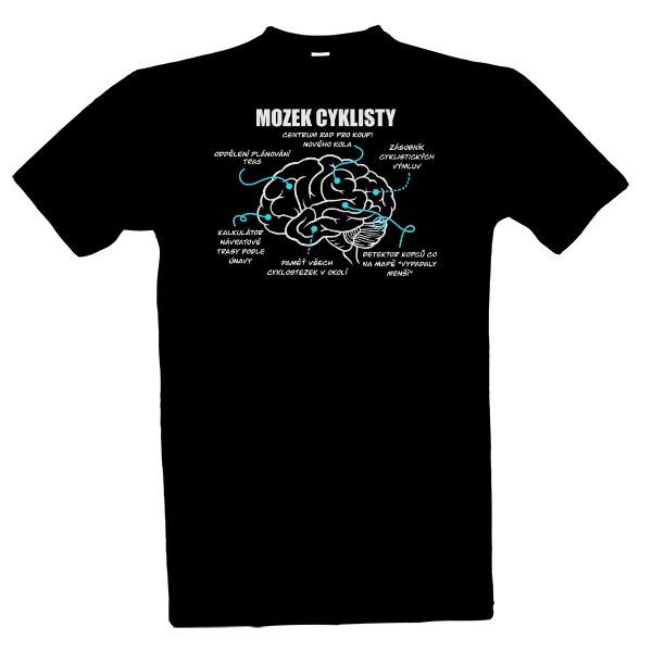 Mozek cyklisty - bílý text