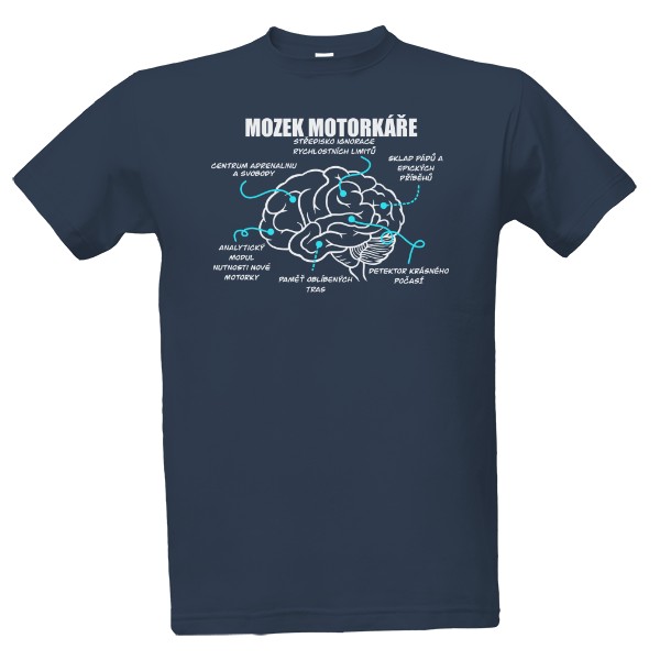 Mozek motorkáře - bílý text