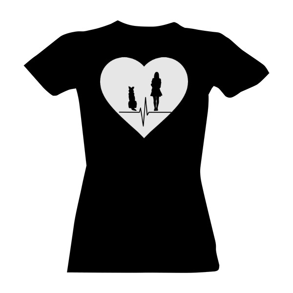 Tričko s potiskem navždy v srdci dámské 2