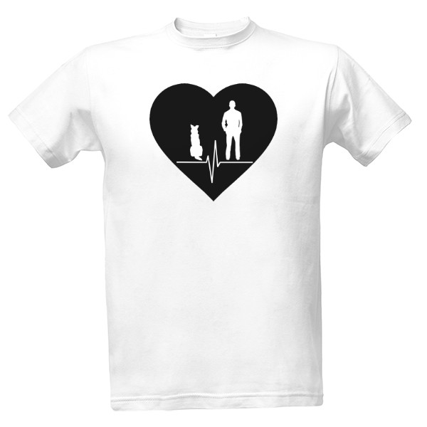 Tričko s potiskem Navždy v srdci