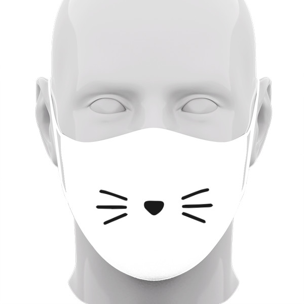 Rouška s potiskem Rouška kočka