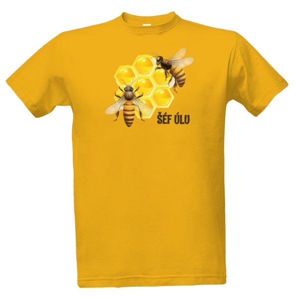 Tričko s potiskem Šéf úlu