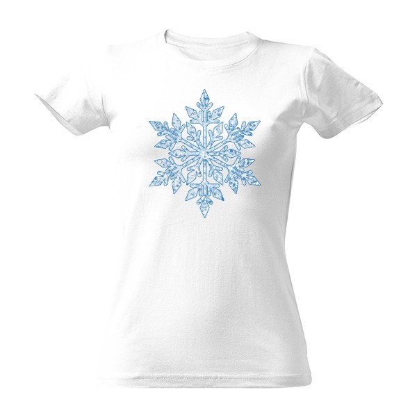 Tričko s potiskem Snowflake