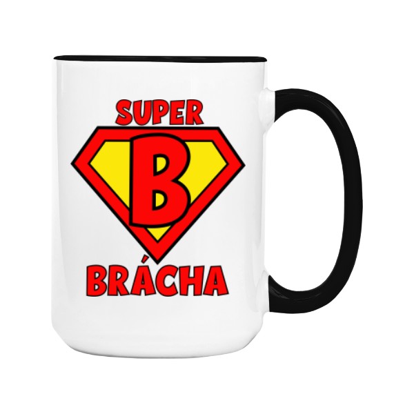 Hrnek velký barevný s potiskem Superman na hrnku - brácha