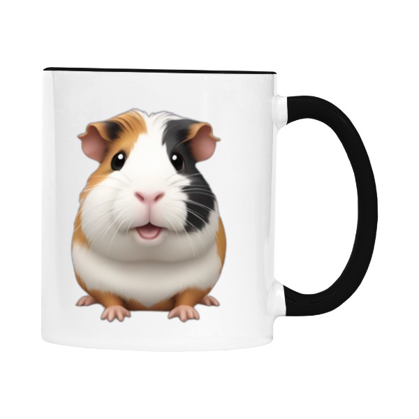 Hrnek malý barevný s potiskem Světlé morče 