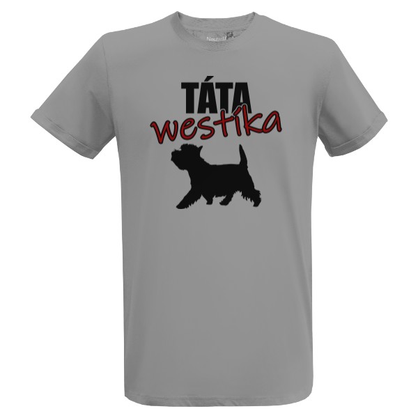 Tričko s potiskem Táta westíka