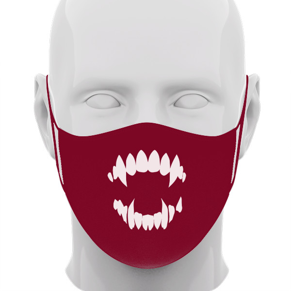 Rouška s potiskem Upíří rouška