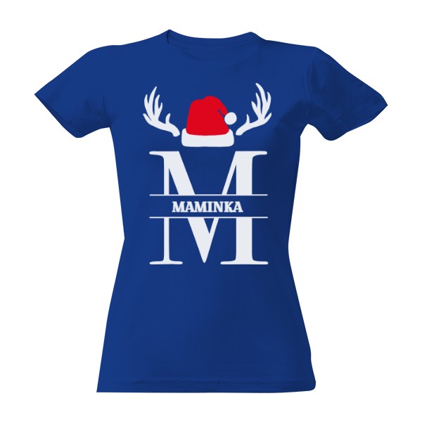 Tričko s potiskem Vánoční tričko - maminka