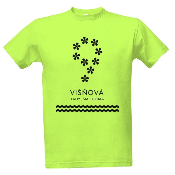 Tričko s potiskem Visnova Apple