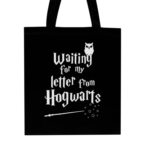 Nákupní taška unisex s potiskem Waiting for my letter from Hogwarts